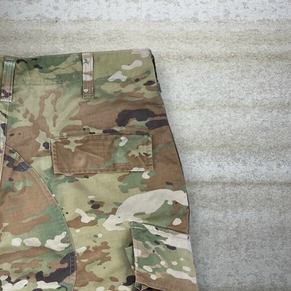 Vintage Military Multi Terrain Camo Tactical Pants Baggy Wide Medium Regular 90s - Picture 3 of 5